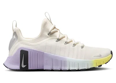 Pre-owned Nike Free Metcon 6 Se Metallic Silver (women's) Sneakers In Phantom/black/hydrangeas