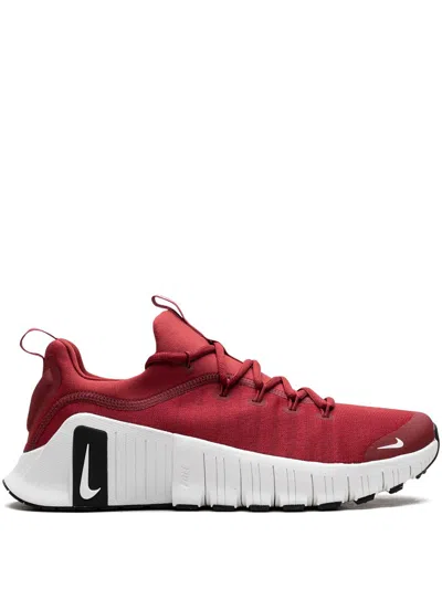 Nike Free Metcon 6 "team Crimson/black/white" Sneakers In Red