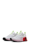 Nike Free Metcon 6 Wmns "white Barely Volt Bright Crimson Pink Foam" Sneakers In White