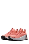 Nike Free Metcon 6 Training Shoe In Apricot Agate/white/black