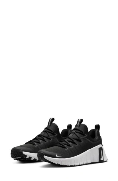 Nike Free Metcon 6 Training Shoe In Black/white