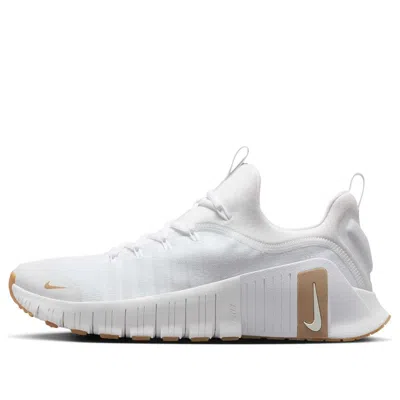 NIKE NIKE FREE METCON 6 'WHITE GUM LIGHT BROWN HEMP'