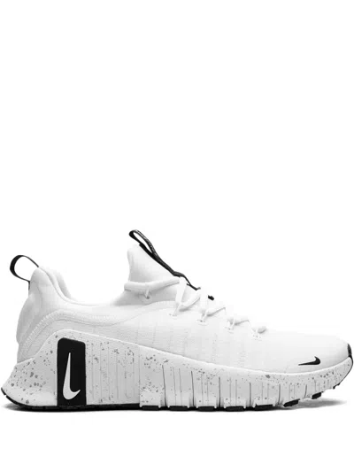 Nike Free Metcon 6 "white/metallic Silver/light Smoke Grey/black" Sneakers