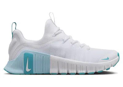 Pre-owned Nike Free Metcon 6 (women's) Sneakers In White/glacier Blue/dusty Cactus