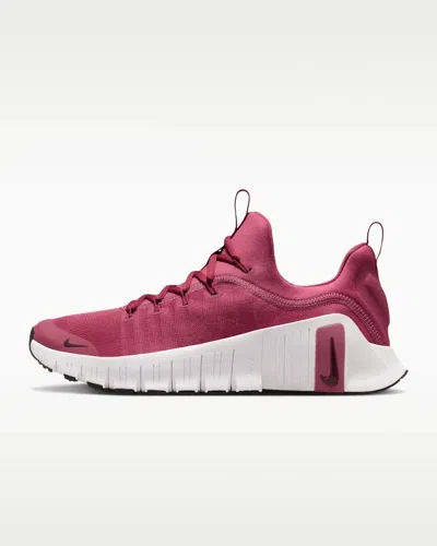Nike Free Metconfj7126-609 Sneaker Womenssweet Beet Workout Shoes Liq1236 In Burgundy