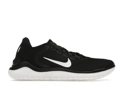 Pre-owned Nike Free Rn 2018 (women's) Sneakers In Black/white