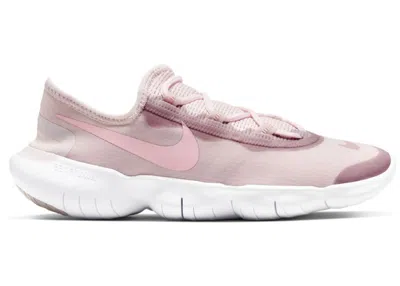 Pre-owned Nike Free Rn 5 2020 (women's) Sneakers In Champagne/pink Glaze