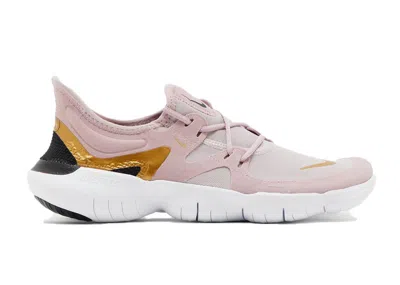 Pre-owned Nike Free Rn 5.0 2020 (women's) Sneakers In Plum Chalk/metallic Gold/white