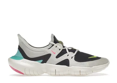 Pre-owned Nike Free Rn 5.0 (women's) Sneakers In Sail/volt/thunder Grey In Multi