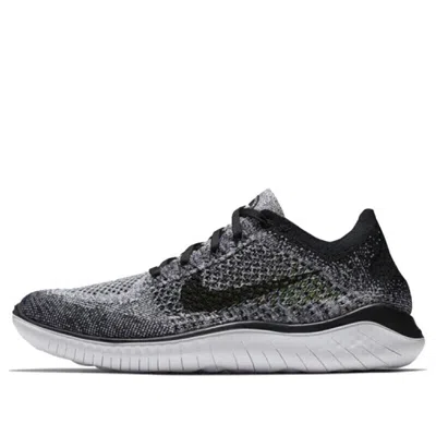 Nike Free Rn Flyknit 2018 'white Black' In Multi