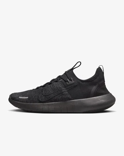 Nike Free Rn Nn Fb1276-001 Sneaker Men Black Lace Up Comfort Road Running Shoes