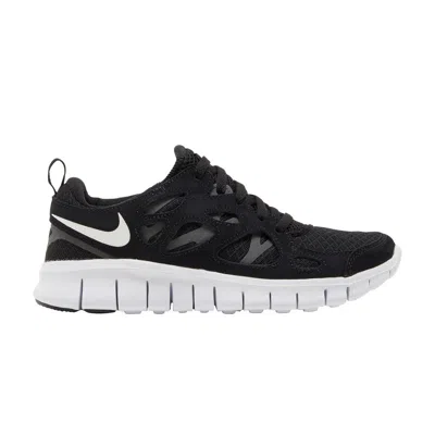 Pre-owned Nike Free Run 2 Gs 'black White' | Kid's Size 6