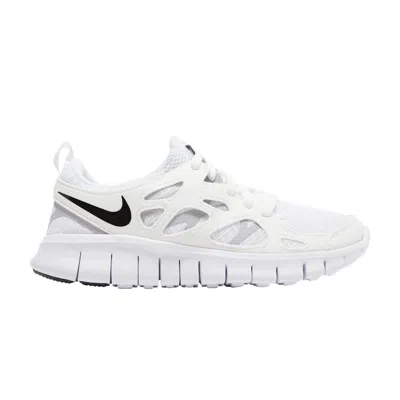 Pre-owned Nike Free Run 2 Gs 'white Black' | Kid's Size 3.5