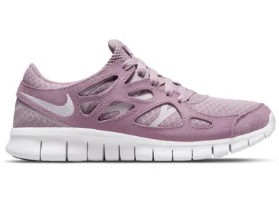 Pre-owned Nike Free Run 2 (women's) Sneakers In Plum Fog/white/venice