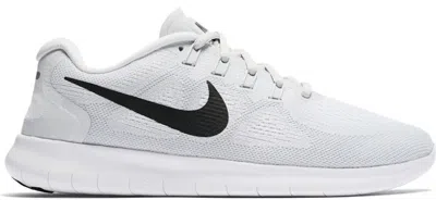 Pre-owned Nike Free Run 2017 (women's) Sneakers In White/black/pure Platinum In Multi