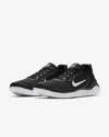 Nike Free Run 2018 942836-001 Men's Black White Low Top Road Running Shoes Dmx56 In Black