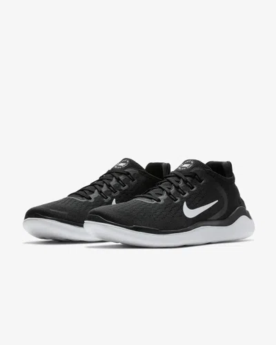 Nike Free Run 2018 942836-001 Men's Black/white Road Running Sneaker Shoes Cg985