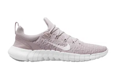 Pre-owned Nike Free Run 5.0 (women's) Sneakers In Platinum Violet/champagne/white