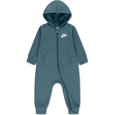 Nike Babies'  French Terry Futura Coverall In Blue