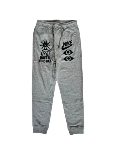 Nike French-terry Track Pants In Gray