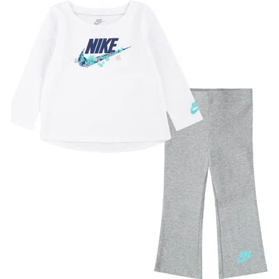Nike Babies'  Fresh Cut T-shirt & Leggings Set In White