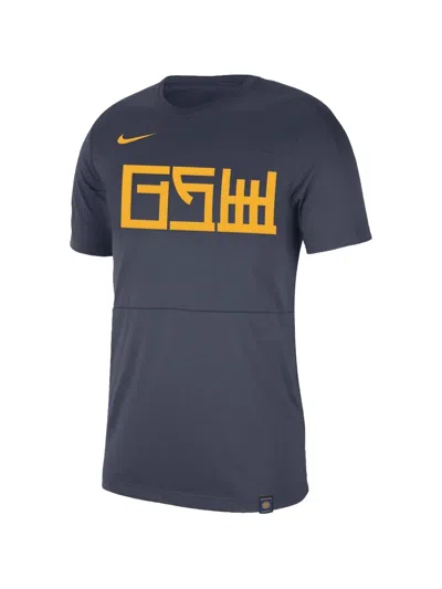 Nike Front-graphic T-shirt In Blue