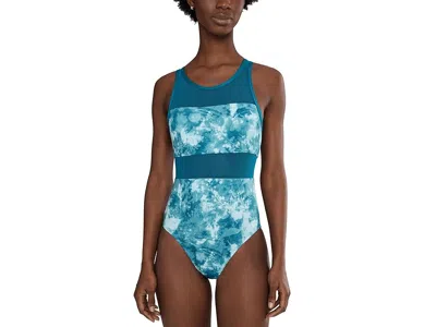 Nike Frozen Floral V-back One Piece In Multi