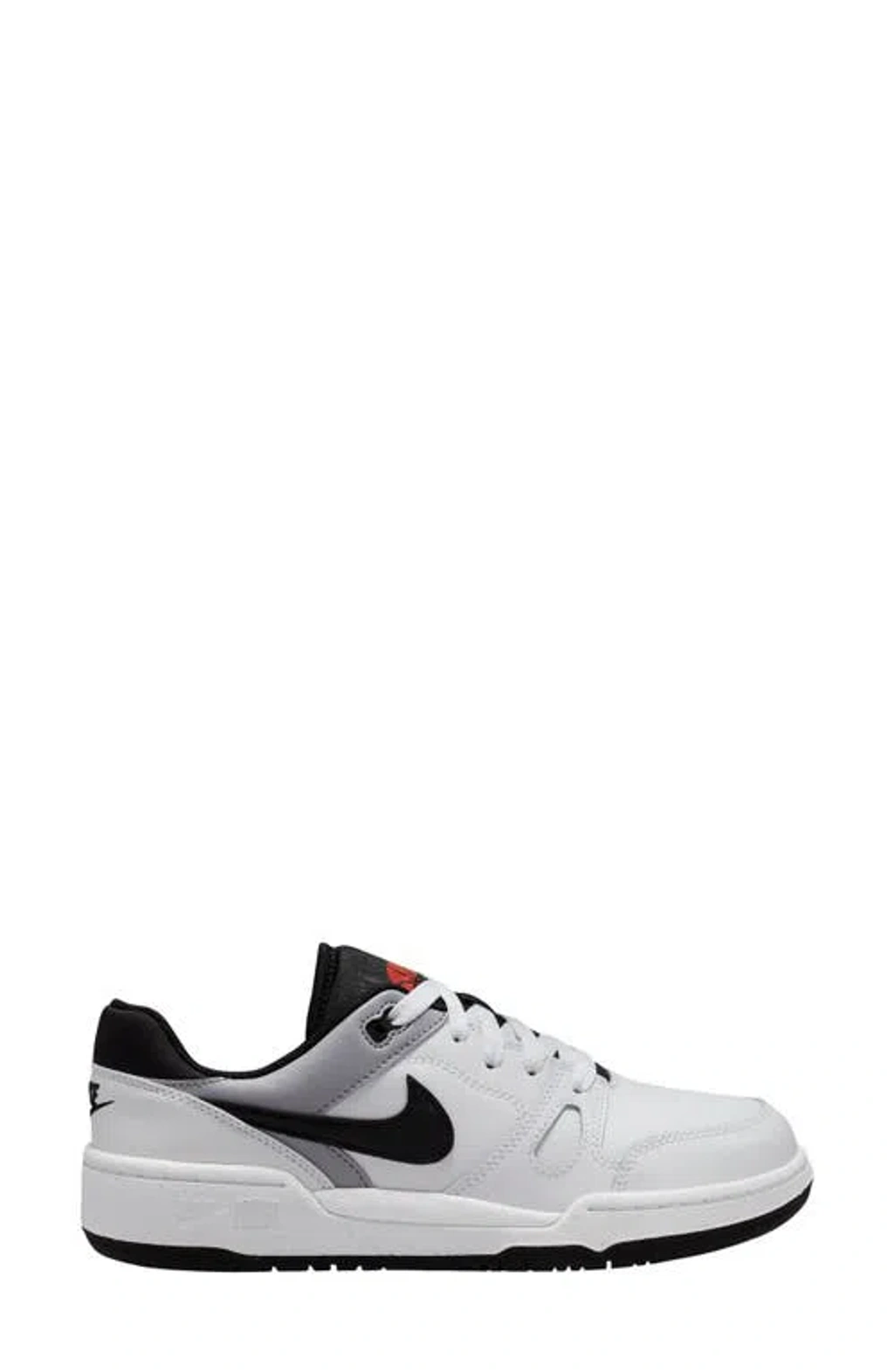 Nike Full Force Lo Sneaker In White/black/pewter | ModeSens display picture 3