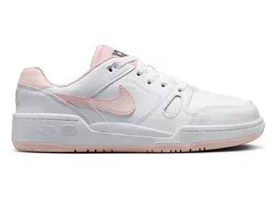 Pre-owned Nike Full Force Low Echo Pink Sneakers In White/bright Mango/black