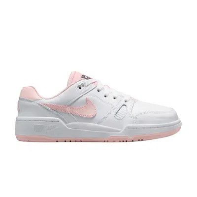 Pre-owned Nike Full Force Low Gs 'echo Pink' | White | Kid's Size 3.5