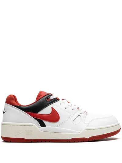 Nike Full Force Low "mystic Red" Sneakers In White