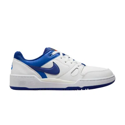Pre-owned Nike Full Force Low 'summit White Deep Royal Blue' | Men's Size 10.5