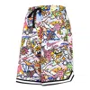 Nike Full Print Cartoon Pattern Casual Breathable Sports Shorts In Multi