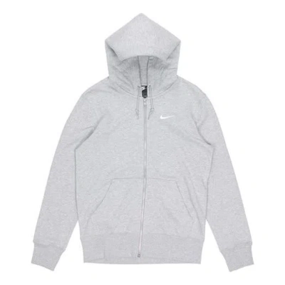Nike Full Sleeve Solid Men Sweatshirt Gray
