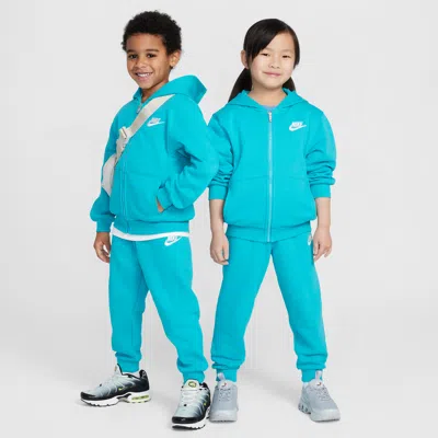 Nike Full-zip Club Set Little Kids 2-piece Hoodie Set In Green