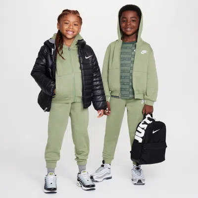 Nike Full-zip Club Set Little Kids 2-piece Hoodie Set In Green