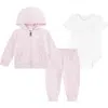 Nike Full-zip Hoodie, Bodysuit & Pants Set In Multi