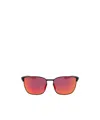 Nike Fusion M Square Frame Sunglasses In Red