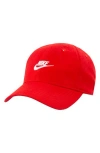 Nike Kids'  Futura Curve Brim Baseball Cap In Red