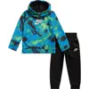 Nike Kids'  Futura Hoodie & Joggers Set In Black