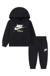 Nike Futura Hoodie & Joggers Set In Black