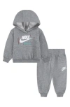 Nike Babies'  Futura Hoodie & Joggers Set In Dark Grey Heather