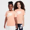 Nike Futura Little Kids' Evergreen T-shirt In Orange