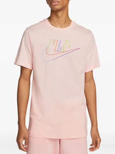 Nike Futura Logo T-shirt In Pink