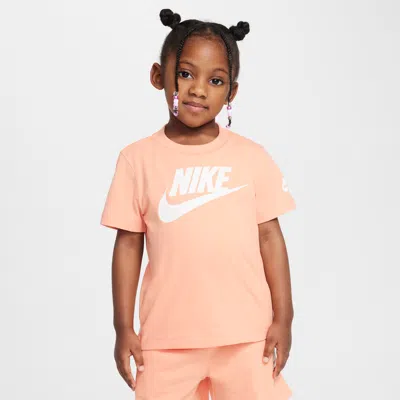 Nike Babies' Futura Toddler Evergreen T-shirt In Orange