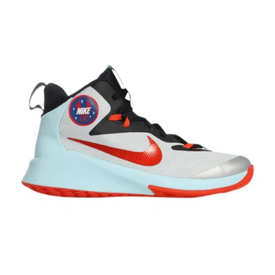 Pre-owned Nike Future Court Sd Gs 'pure Platinum Team Orange' | Grey | Kid's Size 3.5 In Gray