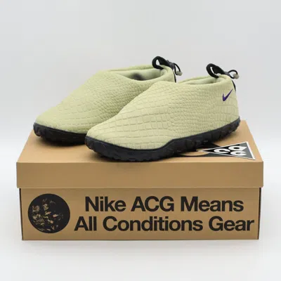 Pre-owned Nike Fv4571-300  Acg Prm Croc Olive Aura Beige Black Purple (men's)