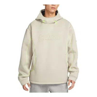 Nike Fw25 Project F.r.o.g. Hoodie 'beige' In White