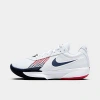 Nike Men's G.t. Cut Academy Basketball Shoes In White/sport Red/obsidian