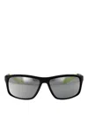 Nike Adrenaline 22 Rectangle-frame Sunglasses In Gray